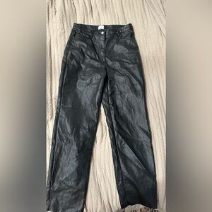 Aritzia Wilfred Melina Leather Pant